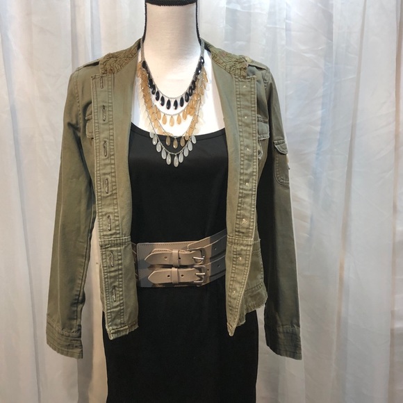 Jordache Junior’s Military Style Blazer/Jacket - Picture 3 of 8